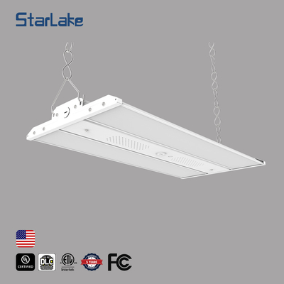 4ft 400W LED Linear Highbay Light Fittings Indoor Dengan 3CCT / 3Power Adjustable