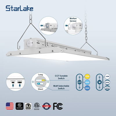 Lampu Highbay Linear LED 80W 100W 120W Bahan Aluminium
