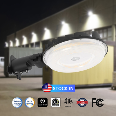 100W LED Barn Light Fixture 12000 Lumens Sensor Photocell Dusk-to-Dawn IP65 UL DLC cUL disetujui
