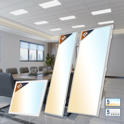 30W 40W 50W 60W 72W LED Panel Light No Flicker SMD2835 Chip ETL DLC 5.1 2x2' 2x4' 3000K 4000K 5000K