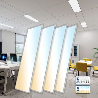 Amerika Serikat Di Stok LED Flat Panel Light ETL DLC Premium 3Power 3CCT Switchable 277V 347V 130lm/w