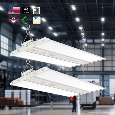 80-400W Dimmable LED Linear High Bay Light untuk Pencahayaan Gudang