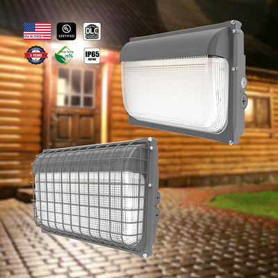 OEM Slim LED Wall Pack Light 30W 40W 60W 80W 120W 3CCT Adjustable IP65 Waterproof Untuk Loading Docks