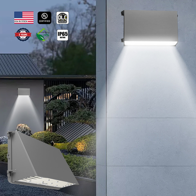 Full Cut Off Street Outdoor Wallpack Lamp Waterproof IP65 80W/100W Pilihan 277V 347V 480V LED Wall Pack Light