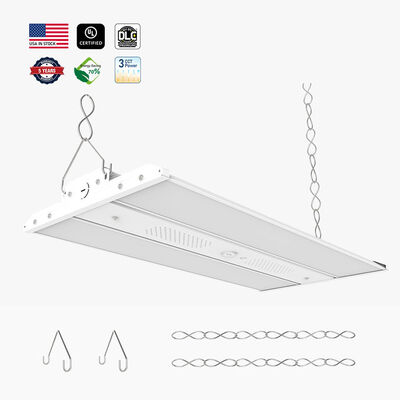 Lampu Highbay LED Linear Industri 165W 400W dengan Fungsi Peredupan dan Cahaya Putih Terang 5000K Ideal untuk Gudang dan Penerangan