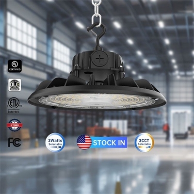 240W UFO LED High Bay Light Dengan 36000 Lumens 5000K Daylight Putih IP65 Untuk Gudang