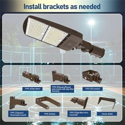 LED Street Shoebox Light Dengan Kecerahan 30000Lm Untuk Pabrik Lampu Jalan Led yang Aman Dan Efektif